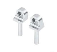 Zilimontt Motorcycle Windshield Mounting Bolts for R1200GS 2004-2012, Aluminum Alloy Fixed Bracket Hardware Pair in Black/Silver, Front Left Right Fitment(silver)