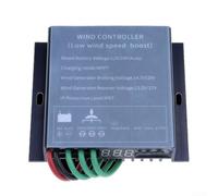 Zilimontt MPPT Wind Turbine Controller 500W/800W with Overcharge Protection IP67 Waterproof for Home Wind Power Generator System 12V/24V Compatible(Gray-500w)