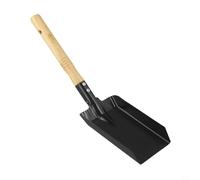 Zilimontt Multi Functional Fireplace Shovel Strong Iron Design Perfectly Suited For Efficiently Clearing Away Ashes And Debris Anywhere Needed(L)