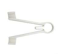 Zilimontt Multimeter Probe Tweezers for Testing Tool, 3 inch Holder with Spring-Loaded Mechanism, Lightweight Carbon-Fiber Arms, Compatible with Standard(White)