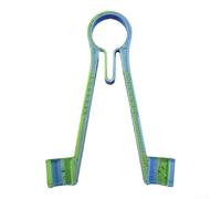 Zilimontt Multimeter Probe Tweezers for Testing Tool, 3 inch Holder with Spring-Loaded Mechanism, Lightweight Carbon-Fiber Arms, Compatible with Standard(Green)