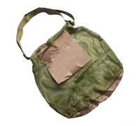Zilimontt Mushroom Foraging Bag Mesh Harvesting Bag for for Mushroom Hunting with Ventilated Polyester Design Adjustable Shoulder Strap Self-Storage Pocket Outdoor Camping(Green)
