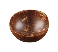 Zilimontt Natural Coconut Shell Bowl, Handmade Polished Smoothie Bowl for Acai, Salad, Ice Cream & Cereal, Rustic Kitchen Dinnerware Serving Dish, Decor for Home