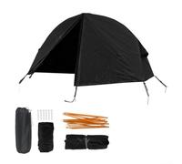 Zilimontt Off The Ground Raised Tent For Outdoor Camping Mesh Inner Tent, Lantern Hook, Easy Setup Camping Tent,2-3 Man Person for INSTANT Tent Up Tent(black)