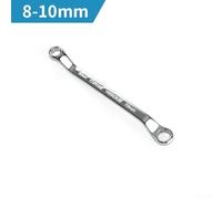 Zilimontt Offset Box End Wrench Spanners Set 15-Piece Metric Chrome Vanadium Steel 45-Degree Angle Professional Tool Kit for Automotive Repair and Maintenance(8 x 10mm)