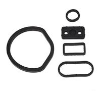 Zilimontt Oil Filter Housing Seal Kit for W163 W202 W208 W210 Models, 5-Piece Rubber Gasket Set, Compatible with C240 C280 C32 C320 C43 C55 CL500 CL55 CLK320