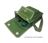 Zilimontt Oxford Cloth Thickened Electrician Repair Tool Storage Crossbody Bag with Metal Rotate Button, 26cm x 10cm x 30cm Portable Hardware Tool Organizer for