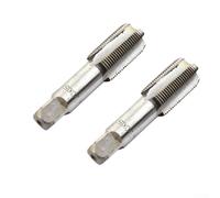 Zilimontt Pair Right Hand Machine Straight Fluted Fine Thread Metric Connector Hand Tap for Stainless Steel, Iron and Copper Processing - High Speed Steel for HSS Material(M20x1.5mm)