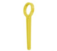 Zilimontt Plastic Drum Cap Spanner for 20L 30L Buckets, Practical Tool to Open Drum and Avoid Broken Seals on Hard to Open Containers (Yellow)
