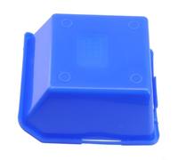 Zilimontt Plastic Storage Parts Box with PE Material for Tool and Hardware Organization, Screw Sorting Container and Workshop Component Storage Case, (Medium-blue)
