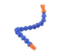 Zilimontt Pneumatic Coolant Hose 1/4 3/8 1/2 in Plastic Flexible Water Oil Cooling Tube for CNC Lathe Milling Hydraulic Machinery, Adjustable Non-Conductive((Flat Nozzle))