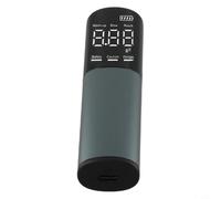 Zilimontt Portable Alcohol Breathalyzer with LCD Display, 0.000-0.199% BAC Range, Fast 10-Second Detection, Drunk Driving Safety Alarm for Car and Home Use, Black ABS For Mate