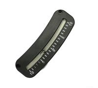 Zilimontt Portable Marine Inclinometer with Clear Scale Visibility and Long Lasting ABS Construction for Angle Measurements on Sailboats, Yachts, Boats, Trucks and
