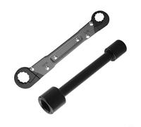 Zilimontt Professional Angle Stop Wrench Kit for Plumbing Tools with Automatic Adapting Multi-Size Nuts, Ergonomic Grip and Rust Prevention Finish for Angle