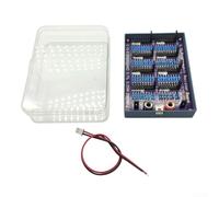 Zilimontt Programmable Resistor Board 0.1Ω to 9.9999999MΩ 0.1% Accuracy with Gold-Plated Pins for Multimeter Calibration and Electrical Testing in Factories, Schools and(0.1Ω-10MΩ)
