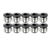 Zilimontt PTFE Tube Connector for Bambu Lab X1C/X1E/P1P/P1S For 3D Printer, Metal Feed Pipe Adapter for Filament Guide, Precise Hall Plate Port Connection, For Long lasting(10)