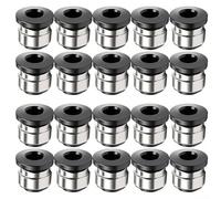 Zilimontt PTFE Tube Connector for Bambu Lab X1C/X1E/P1P/P1S For 3D Printer, Metal Feed Pipe Adapter for Filament Guide, Precise Hall Plate Port Connection, For Long lasting(20)