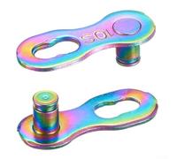 Zilimontt Quick Release Chain Buckle for 6-11 Speed Chains - Reusable Alloy Steel Buckle, Compatible with //For Campagnolo, 2-Pack(10speed)