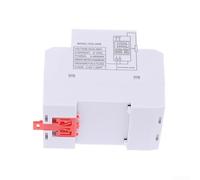 Zilimontt Rail-Mounted Multi-Function Digital Meter, AC 40-300V Voltage & 0-100A Current, 6-in-1 Energy with LCD Display for Real- Power, Frequency, kWh, PF,