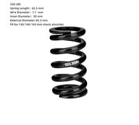 Zilimontt Rear Shock Absorber Spring Substitute for KS 291R/260 Rear Shocks - 30 mm Inside Diameter, 350-650 lbs Load Capacity, SWI200 Spring Steel, Black(550LBS for 150/165MM)