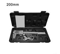 Zilimontt Rechargeable Digital Vernier Caliper 0.01mm Stainless Steel Measuring Tool for Jewelry and Electronics, 150/200/300mm(200MM)