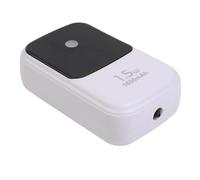 Zilimontt Rechargeable Lithium-Ion Aquarium Air for Fish Tanks - Super Quiet ≤28dB, 1500/4000/8000mAh Battery Options, Adjustable Dual-Outlet Aeration, ABS+Metal Construction, Portable(8000mAh)