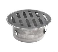 Zilimontt Removable Floor Drain Cover, 304 Stainless Steel Drain Covers Filter, Round Grate Cover, Suitable for Outdoor Roof Balcony Yard(63mm)