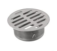 Zilimontt Removable Floor Drain Cover, 304 Stainless Steel Drain Covers Filter, Round Grate Cover, Suitable for Outdoor Roof Balcony Yard(83mm)