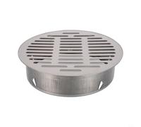Zilimontt Removable Floor Drain Cover, 304 Stainless Steel Drain Covers Filter, Round Grate Cover, Suitable for Outdoor Roof Balcony Yard(200mm)