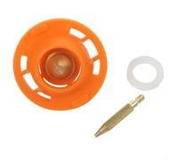 Zilimontt Replacement Airbrush Nozzle for Electric Spray with Flow Control in 0.5/1.0/1.5/1.8/2.0/2.5mm Sizes, Copper and Plastic Construction for Home DIY Projects(1.5mm)