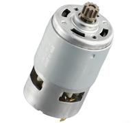Zilimontt RS775 11 Tooth DC Motor for Reciprocating Saw with Cooling Fan, 18V 5000-10000 RPM Metal Gear Power Tool Replacement Part Compatible with Electric Saws and Jig