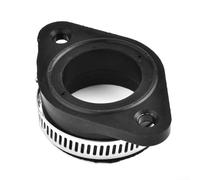 Zilimontt Rubber Carburetor Intake Adapter Boot Flange Manifold For 32mm 34mm Carburetor,Motorcycle Carburetor Boot Replacement Intake Manifold Boot Replacement