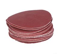 Zilimontt Sanding Discs 5 Inch 125mm 40-2000 Grit Hook and Loop Round Sandpaper Pads for Orbital Sander, Alumina Abrasive, 10 Pack for Wood, Metal, Paint, Auto Body,(100grit)