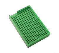 Zilimontt Screw Holder Organizer Anti Static PP Slotted Storage Tray with 160/273/459 Holes for 1.0-4.0mm Screws Large Capacity Durable Lightweight Portable for Workshop(M1.5-2.0)