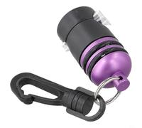Zilimontt Scuba Regulator Hose Holder, Adjustable Octopus Keeper with Stainless Steel Buckle for Secure Diving Gear Organization, Quick Release Clip for Hoses and Gauges, Red(Purple)