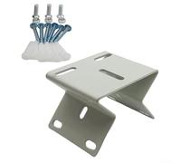 Zilimontt Security Camera Corner Mount Bracket 90 Degree Right Angle Wall Mount Holder Metal Surveillance System Stand Support for CCTV Indoor Outdoor (White)