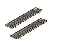 Zilimontt Set Of 2 Decorative Radiator Storage Shelves With Hooks For Efficient Clothes Drying, Provides Additional For Household Items, For To Mount Without Damage(Black)