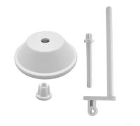 Zilimontt Sewing Machine Spool Pin Cap Set 4PCS White Plastic Thread Spool Covers and Rods Compatible with Singer Heavy Duty, Tradition, Simple, Talent, Fashion for for Mate,