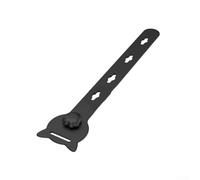 Zilimontt Silicone Cable Organizer and Reusable for Zip Ties for Data Cables, Charging Cables, Headphone Wires - 12.5cm Adjustable Elastic Storage with Secure Buckle Design(Black)