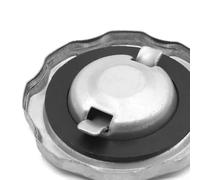 Zilimontt Silver Tone Metal Motorcycle Scooter Fuel Tank Gas Cap Cover, Fit for Most Motorcycle Models, 1.5 Inner Diameter with Rubber Seal