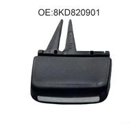 Zilimontt Single Front Air Conditioning Vent Paddle Replacement for A4L 2009-2016, Left or Right Side, OEM 8KD820901/8KD820902, Black ABS Material(Left)