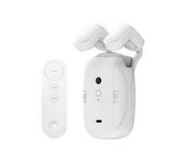 Zilimontt Smart Automatic Curtain Opener, Upgraded High-Performance Motor For Tuya Wifi Smart Curtains Robot Wireless Automatic Curtain Opener Motor with Google Home(1PC Roman pole)