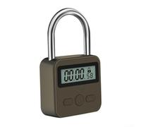 Zilimontt Smart Time Lock, Digital Time Lock,Waterproof,Automatic Unlocking,Dual Function Digital Padlock Timed Security Automatic Unlocking,LCD Display