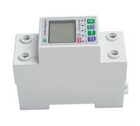 Zilimontt Smart WiFi Circuit Breaker with LCD Display Electric Current Monitor Digital Voltage Protector Switch Remote Control DIN Rail Mount AC 80-300V 1-63A