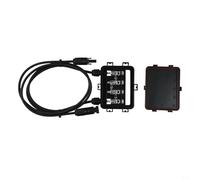 Zilimontt Solar Panel Junction Box DC 1000V IP65 Waterproof PV Connector Box With Double Sided Connection For 180-300W Solar Panels Power Supply System Weather Resistant