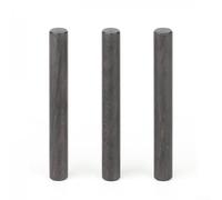 Zilimontt Solid Wood Round Log Tenon for Woodworking DIY Projects, 8/10/12mm Diameter, Crafted from Ebony Rosewood or Red Sandalwood, for Easy to Customize with High Load Cap(12mm Ebony)