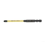 Zilimontt Special Cross Screwdriver Bit for Electricians, Alloy Steel HRC63 Hardness, Magnetic Slotted Driver for FPZ1 FPZ2 FPZ3, 65mm/110mm Length Options, Black Phospha(110mm FPZ2)