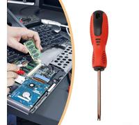 Zilimontt Special Shaped Screwdriver Set with Magnetic Y U Triangle Bits for Furniture Computer and Car Repair Tools, Alloy Steel Construction with Rubber Grip(Three Points)