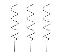 Zilimontt Spiral Plant Supports For Climbing Plants,43Cm Spiral Tomato Stakes,Versatile Plant Support Metal Stakes,Garden Stakes for Tomatoes and Vegetables(A)