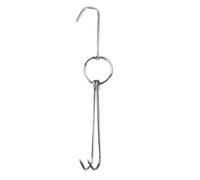 Zilimontt Stainless Steel Hook Set for Roasting Chicken Essential BBQ Grill Accessory (A)